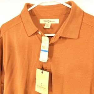 TOMMY BAHAMA LONG SLEEVE 3 BUTTON POLO SHIRT, XL